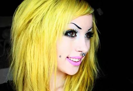 păr fotografie Yellow, cum de a elimina, a scăpa de, vopsea și tentă umbră