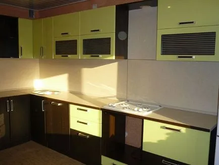 bucătărie verde, combinație de culori, fotografie, design de bucatarie, design interior, reparații, fotografii