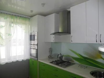 bucătărie verde, combinație de culori, fotografie, design de bucatarie, design interior, reparații, fotografii