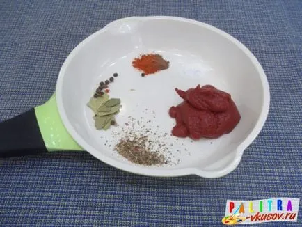 Pot friptura cu sos de roșii (foto reteta) (reteta) Pot friptura cu sos de tomate (fotografii reteta)
