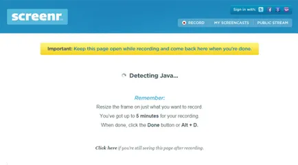 Ecran ca o cameră web Ecran ca o cameră web