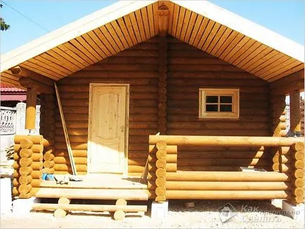 Cum de a construi o saună jurnal de cabină