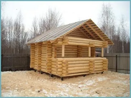 Cum de a construi o saună jurnal de cabină