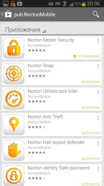 de securitate Norton mobil