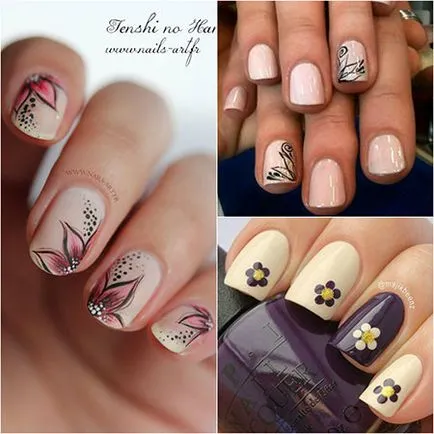 Gentle manichiură nud 60 idei fotografie
