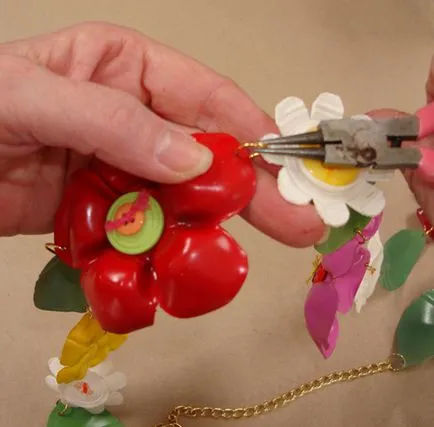 Ca de sticle de plastic pentru a face flori
