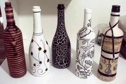 Designul sticlei cu mâinile