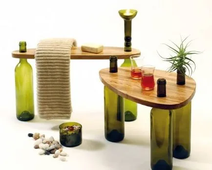 Designul sticlei cu mâinile