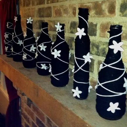 Designul sticlei cu mâinile