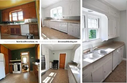Noi restabiliți și să actualizeze bucătăria - cel mai bun mod de a o fotografie înainte și după (după) Noi restabiliți și să actualizeze bucătăria - cele mai bune metode pentru fotografii înainte și după
