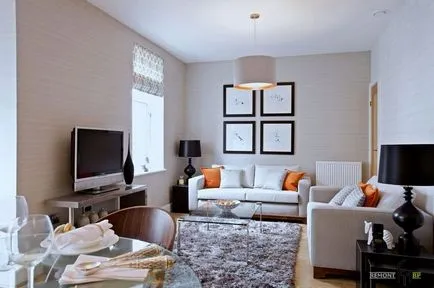 Wallpaper în camera de zi 100 cele mai bune fotografii de idei pentru proiectarea, decorarea peretilor cu tapet din fotografie