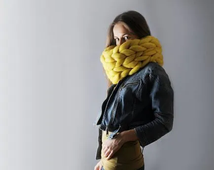 Foarte mare buclă! Cum să tricot spițe mâinile împreună - cumpăr (spițele) Foarte mare buclă! Cum să tricot spițe mâinile împreună - cumpăr