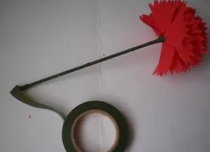 Cum sa faci un boboc de floare de hârtie