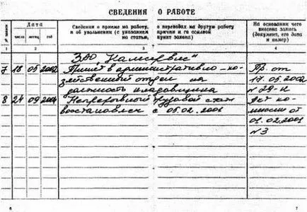Cum se scrie cartea de muncă