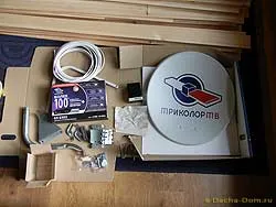 Cum de a crea o antenă de satelit pe cont propriu tricolore
