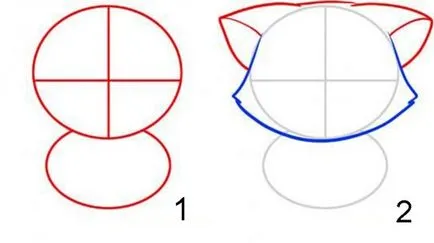 Creion pisica desen