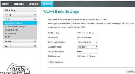 Beeline WiFi modul de configurare Beeline WiFi modul de configurare