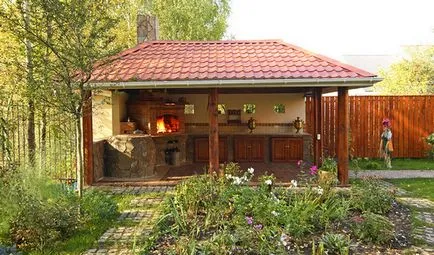 Cum de a construi un grătar la cabana Cum de a construi un grătar la cabana