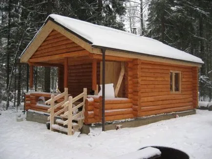 Cum de a construi o saună jurnal de cabină Cum de a construi o saună jurnal de cabină