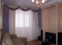decorare fereastră în camera de zi