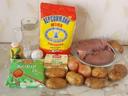 plăcinte tătară cu carne și cartofi plăcinte tătară cu carne și cartofi