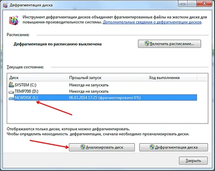 Cum defragmentarea discului