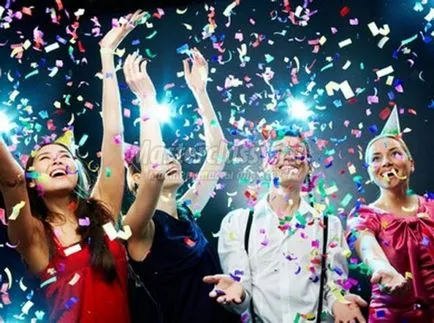 Confetti cu mâinile lor