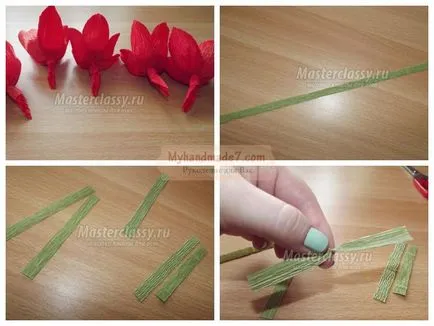 Cum sa faci un boboc de floare de hârtie