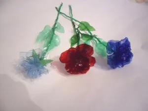Ca de sticle de plastic pentru a face flori Ca de sticle de plastic pentru a face flori