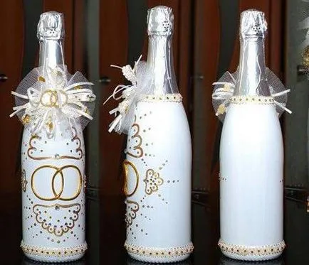 Cum de a decora o sampanie nunta Cum de a decora o sampanie nunta