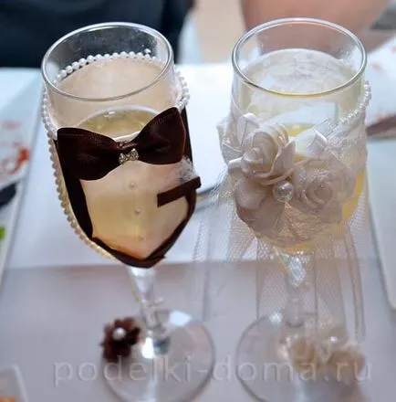 Cum de a decora o sampanie nunta Cum de a decora o sampanie nunta