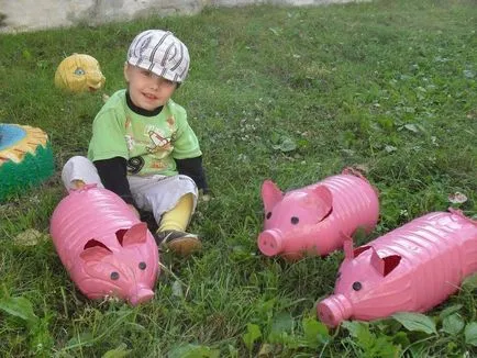 Ideea originala pentru a crea paturi de flori din sticle de plastic (de plastic) Ideea originala pentru a crea paturi de flori din sticle de plastic