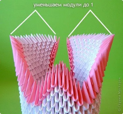 Origami master-class modul de lebădă pentru începători și video