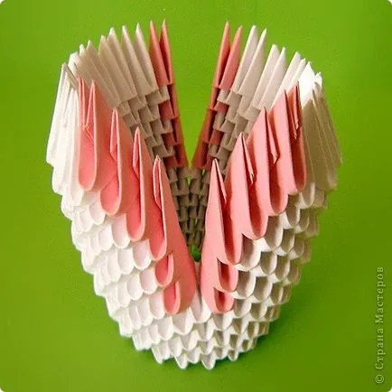 Origami master-class modul de lebădă pentru începători și video