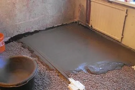 Cum se toarnă o podea de beton la domiciliu