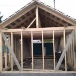 Construcția cadrului de garaj