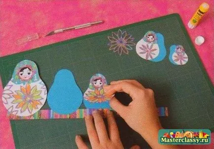 Matryoshka de hârtie cu propriile mâini