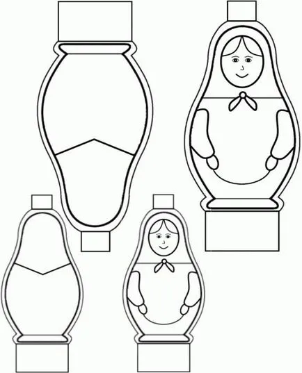 Matryoshka de hârtie cu propriile mâini Matryoshka de hârtie cu propriile mâini