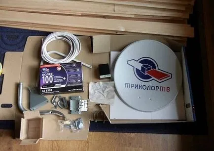 Cum de a crea o antenă de satelit pe cont propriu tricolore Cum de a crea o antenă de satelit pe cont propriu tricolore