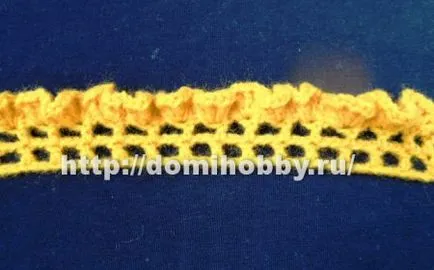 Cum să tricot volanele