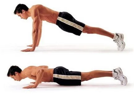 Push-up-uri de programe de formare