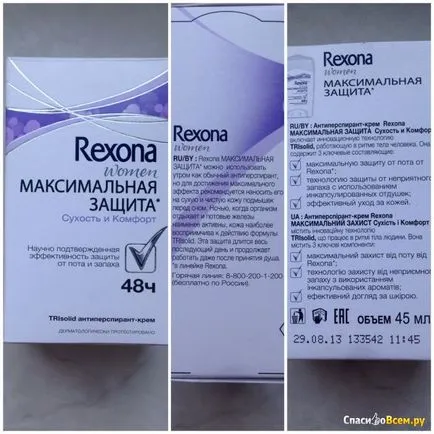 crema antiperspirant