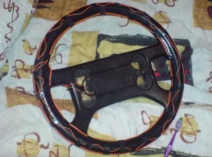 Un volan încălzit cu mâinile