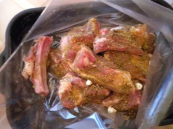 Porc cu cartofi în gaura