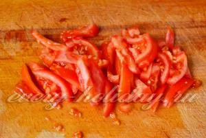 Salata cu sunca branza de rosii