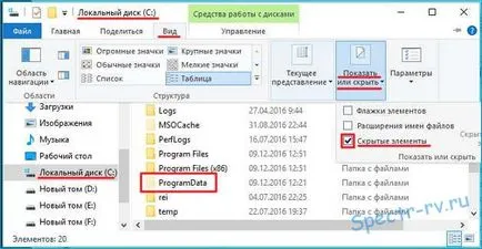 dosar ProgramData în ferestre în cazul în care, de ce, este posibil să-l eliminați