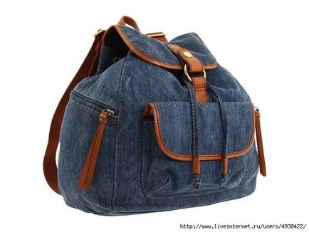 Alterările denim saci, brodată