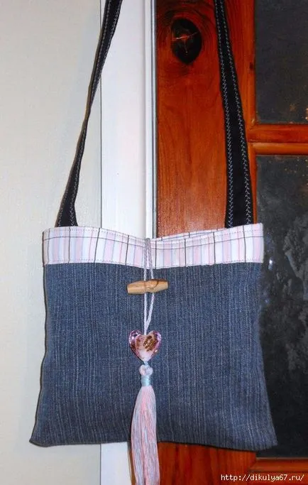 Alterările denim saci, brodată