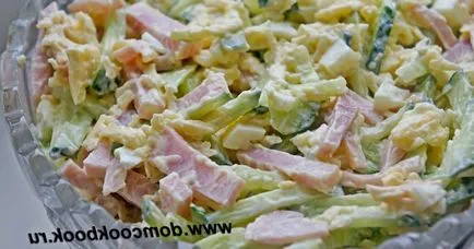 Salata cu sunca branza de rosii Salata cu sunca branza de rosii
