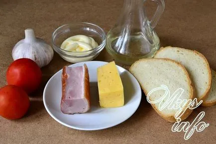 Salata cu sunca branza de rosii Salata cu sunca branza de rosii